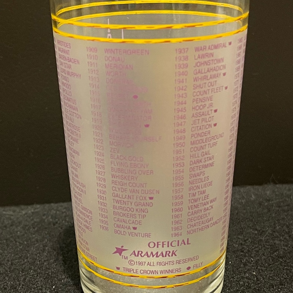 Vintage 124th Kentucky Derby Racing 12 oz. Glass - Picture 7 of 12